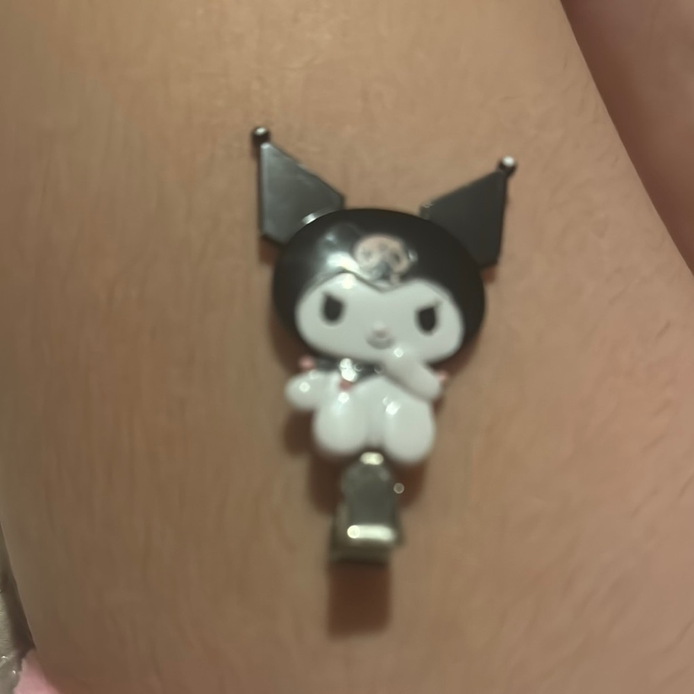 Kuromi hair clip never been used